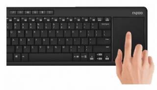 Rapoo K2600 TouchPad Slim Thin Wireless Keyboard